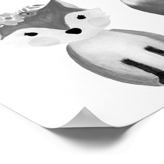 Poster Restez habile Nursery Wall Art (Coin)