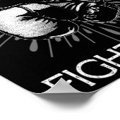 Poster Restez Humble Combat Dur Gants De Boxe De Combat B (Coin)