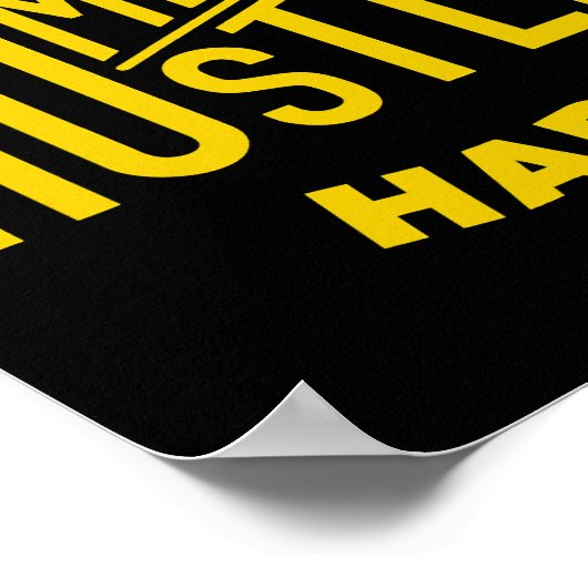 Poster Restez Humble Hustle Hard 1 (Coin)