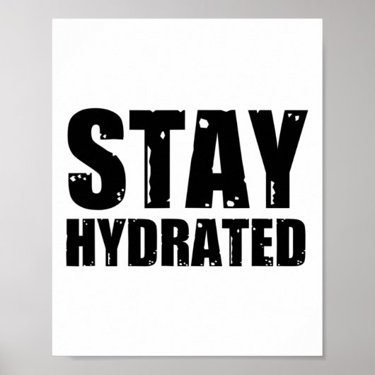 Poster Restez hydraté1 (Devant)