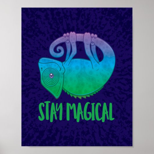 Poster Restez magique Lévitation Chameleon (Devant)