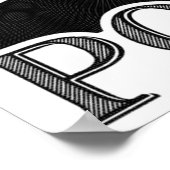 Poster Restez positif Charlie Sheen (Coin)