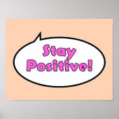 Poster Restez Positifs ! (Devant)