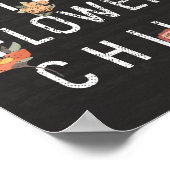 Poster Restez Sauvage, Fleur Enfant Distressed Style (Coin)