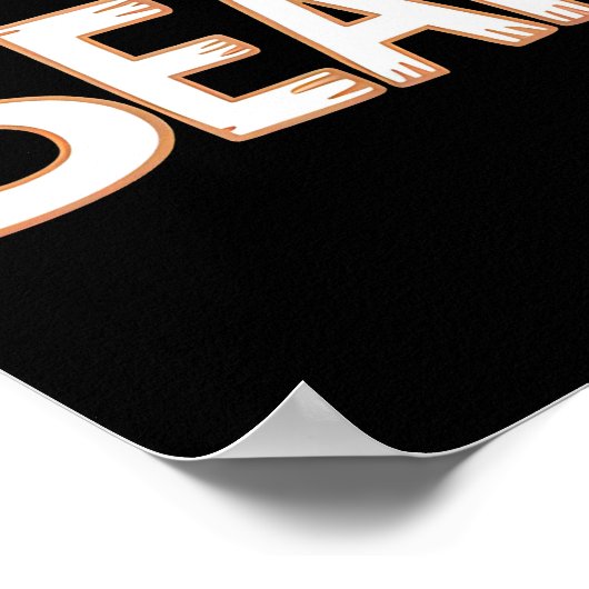 Poster Restez sauvage, veillez à l'ours (Coin)