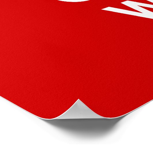 Poster Restez silencieux et continuez à travailler (Coin)