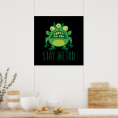 Poster Restez un monstre Alien bizarre (Cuisine)