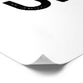 Poster Restez Upbeat Funny Positive Drum Pun (Coin)