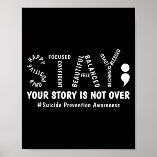 Poster Restez Votre Histoire N'est Pas Terminée Santé Men