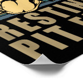 Poster Resting T Face - Tbull Lovers Gift For Men And Wom (Coin)