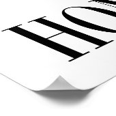 Poster Restons à la maison (Coin)