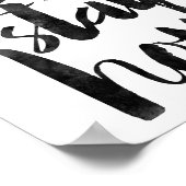 Poster Restons à la maison (Coin)