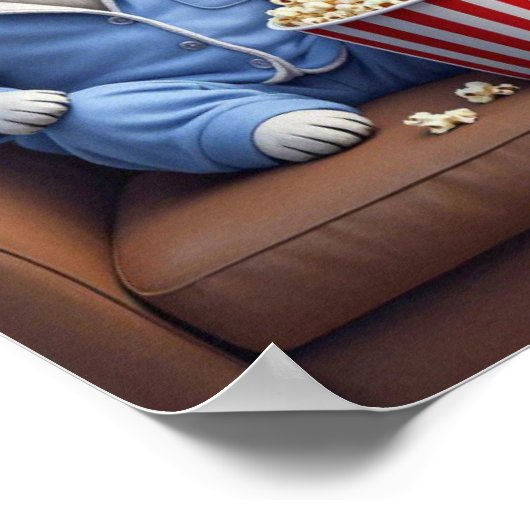 Poster Restons à la maison et commandez des chiens de car (Coin)