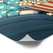 Poster Restons à la maison et commandons des chiens de de (Coin)