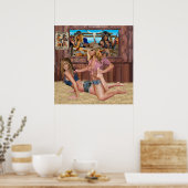 POSTER RESTREINTE DE LA COWGIRL #2 (Cuisine)