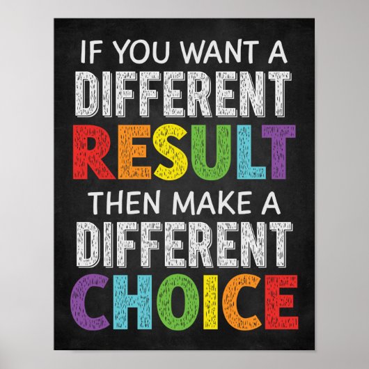 Poster Résultat Différent Choix de croissance Esprits (Devant)