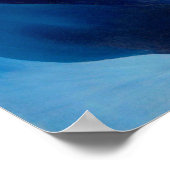 Poster Résumé Bleu par Georgia O'Keeffe (Coin)