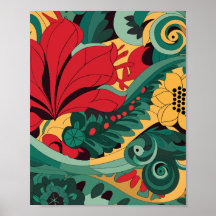 Résumé floral dynamique