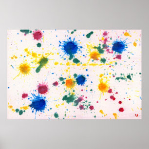 Poster Résumé - Gesso et colorant alimentaire - Mon nouve