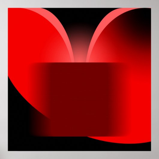 Poster Résumé Luxe Rouge avec Noir AP0004 (Devant)
