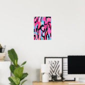 Poster Résumé Pink Pop (Bureau à domicile)