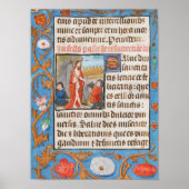 Poster Résurrection chrétienne médiévale de Pâques (Devant)