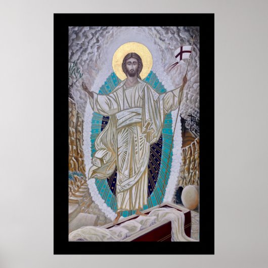 Poster Résurrection de l'icône du Christ (Devant)