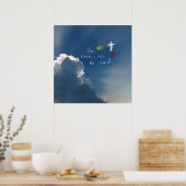 Poster Résurrection de Pâques Il Est Ressuscité Jésus Ros (Cuisine)