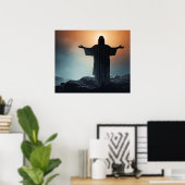 Poster Résurrection et Ascension (Bureau à domicile)