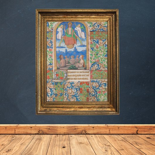 Poster Résurrection Manuscrit médiéval de Pâques