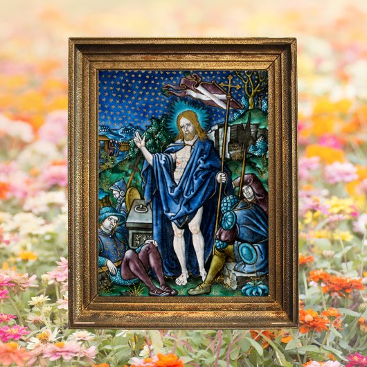 Poster Résurrection religieuse catholique de Pâques