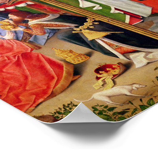 Poster Retable des Sept Joys de la Vierge (Coin)