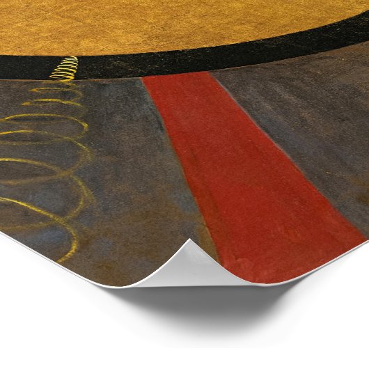 Poster Retable, Groupe X, No 3 par Hilma af Klint (Coin)