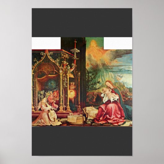 Poster Retable Isenheim Anciennement Le Retable Principal (Devant)