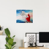 Poster Retenir le Temps | Papier épais d'archive (Bureau à domicile)