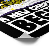 Poster Retired librarian new chapter begins retirement (Coin)