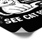 Poster Retired Under New Management - Funny Cat Retiremen (Coin)