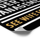 Poster Retired Under New Management Funny Retirement _1  (Coin)