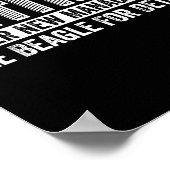 Poster Retired Under New Management See Beagle For Detail (Coin)