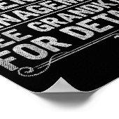 Poster Retired Under New Management See Grandkids Funny R (Coin)