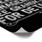 Poster Retired Under New Management See Grandkids Funny R (Coin)