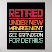 Poster Retired Under New Management See Grandson For Deta (Devant)