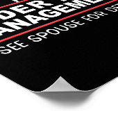 Poster Retired Under New Management See Suse Funny Retire (Coin)