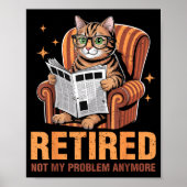 Poster Retirement 2026 Retired 2026 Not My Problem Anymor (Devant)