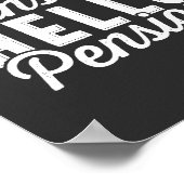 Poster Retirement Venin, Goodbye Tension Hello Pension (Coin)