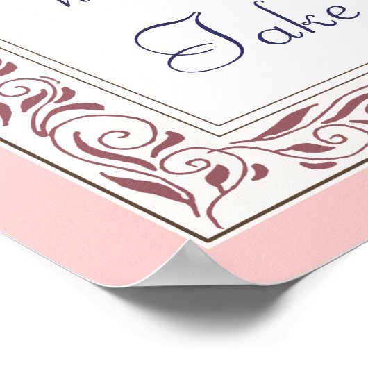 Poster Retirez Vos Chaussures, S'Il Vous Plaît (Coin)