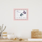 Poster Retirez Vos Chaussures, S'Il Vous Plaît (Cuisine)