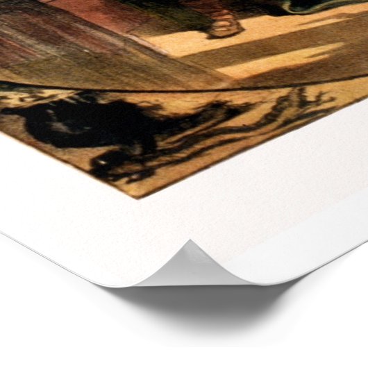 Poster retouché Vintage Shakespeare Macbeth (Coin)