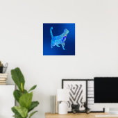 Poster Retour à la maison. (Bureau à domicile)