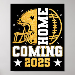 Poster Retour à la maison 2025 Hoco Football Maman Fille